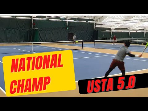 USTA 5.0 vs National Champion | TENNIS HIGHLIGHTS