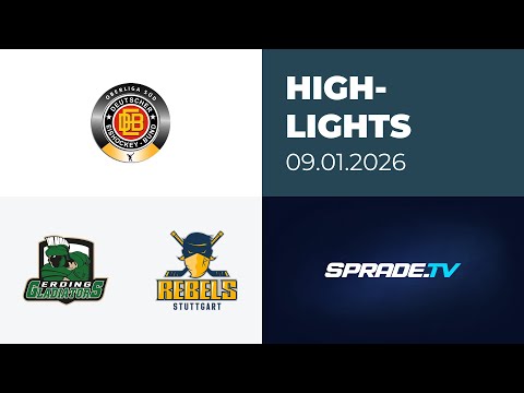 09.01.2026 - Highlights - Erding Gladiators vs. Stuttgart Rebels
