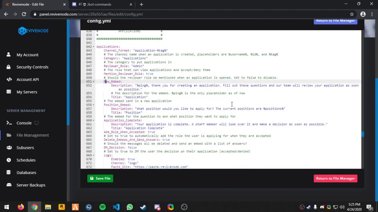 CoreBot Applications System