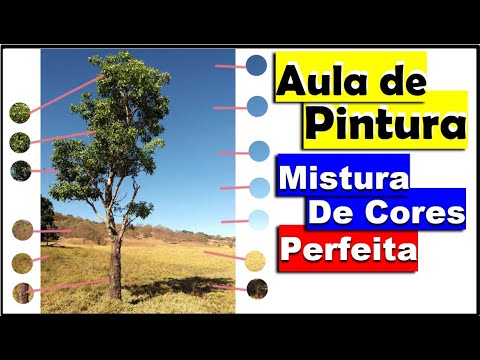Mistura de Cores Perfeitas para Pintar Paisagem Realista @andremauricio