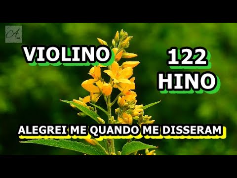 Hymns CCB 122 Violino - ALEGREI ME QUANDO ME DISSERAM... (Legendado) Hinário 5