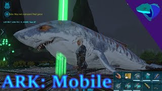 MEGALODON TAME, DEATH, REVIVE, DEATH! THE SHORT LIFE OF NED! Ark: Mobile Episode 25