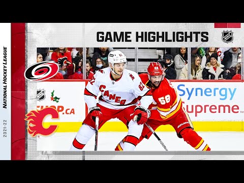 Hurricanes @ Flames 12/9/21 | NHL Highlights