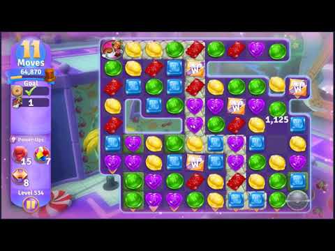Wonka's World of Candy Level 534 - NO BOOSTERS + FULL STORY 🍫 | SKILLGAMING ✔️
