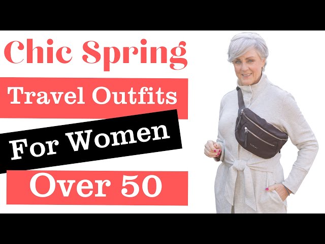 Chic Travel Outfits Women Over 50