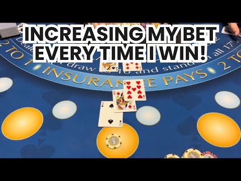 Blackjack | $500,000 Buy In | AMAZING High Roller Session Win! I Increased My Bet Every Time I Won!
