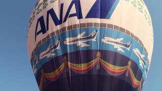 preview picture of video 'ANA All Nippon Airways Hot-Air Balloon JA-A1313 TAKE-OFF & LANDING TOMAMI Plain,JAPAN 2011.10.8'