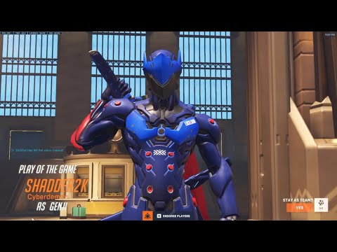 Overwatch 2 Rank 1 Genji Shadder2k Destroys Whole Enemy Team Es Genji -POTG-