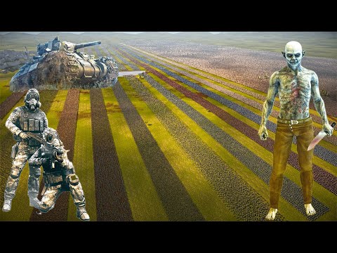 HUMANITIES ARE BEING TRAPPED BY WEREVOLVES & ORC MONSTERS | Ultimate Epic Battle Simulator 2