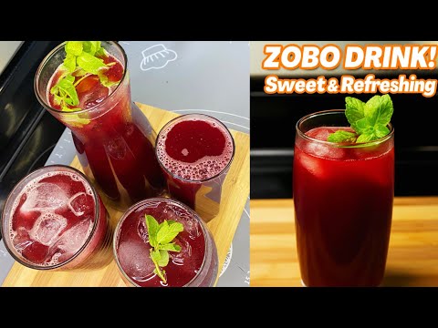 HOW TO MAKE AUTHENTIC SOBOLO/ZOBO DRINK / HIBISCUS TEA- SO SWEET AND NATURAL