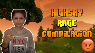 highsky rage compilation cute preteen fortnite streamer - highsky fortnite settings
