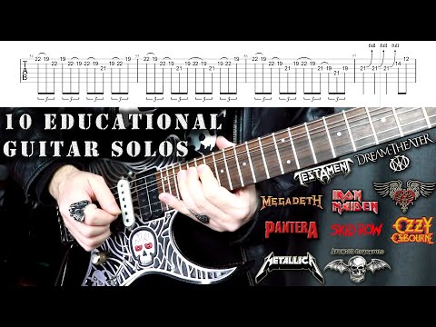 10 Advanced Guitar Solos To Boost Your Playing | With Tabs