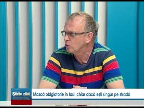 Masca obligatorie in Iasi, chiar daca esti singur pe strada