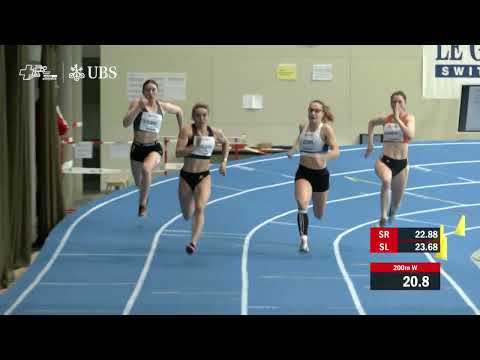 Hallen SM 2022 - Frauen 200m Finale B