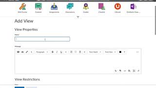 Brightspace Quizzes - Submission View Settings
