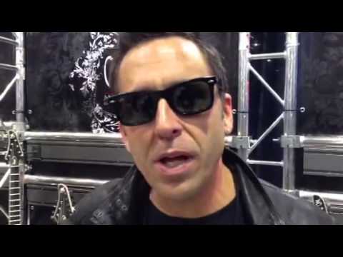 Wesley Geer from KoRn and The Damages at Mayones NAMM Show 2013 booth