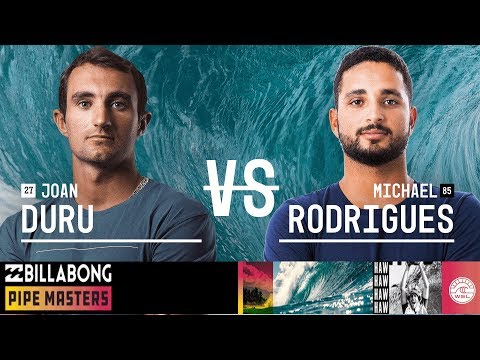 Joan Duru vs. Michel Rodrigues - Round Three, Heat 11 - Billabong Pipe Masters 2018