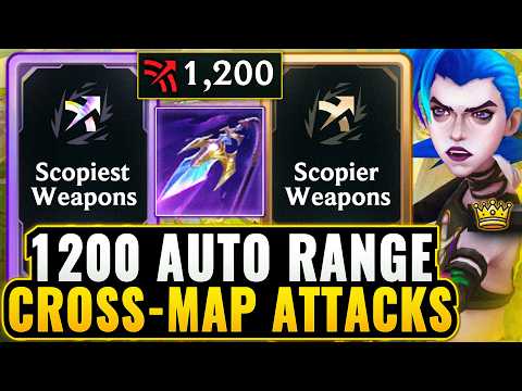 1200 Attack Range: Cross Map Attacks - Exodia Jinx Build | League Arena Gameplay