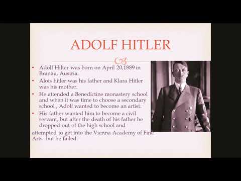 PPT ON NAZIZM AND RISE OF HITLER