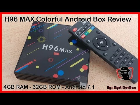 H96 MAX Colorful Version RK3328 4GB RAM 32GB ROM Android 7.1 Box Review