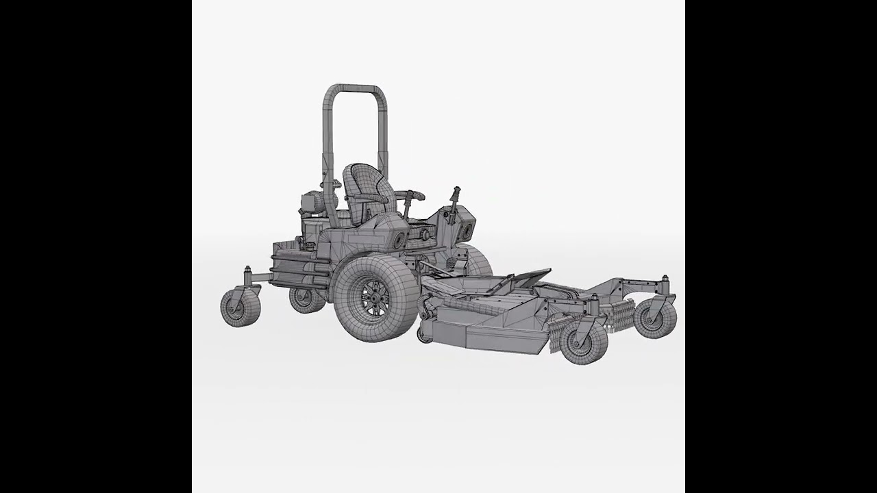 Lawn mower Swisher Big Mow 3D Model