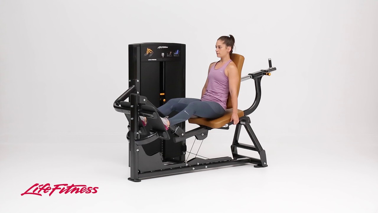 Axiom Series Leg Press | Life Fitness - YouTube