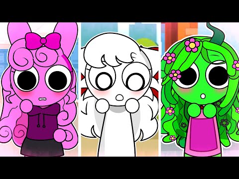 Sprunkis UGLY To PRETTY Sprunki Girls VS Brainrot Ladies Compilation (Animation)