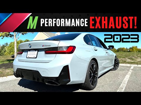 BMW M340i W/ BMW M Performance EXHAUST Demonstration! All Modes