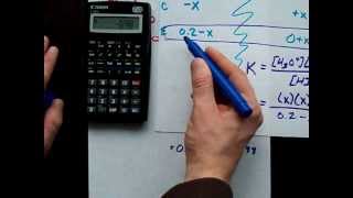 ICE Tables for Equilibrium