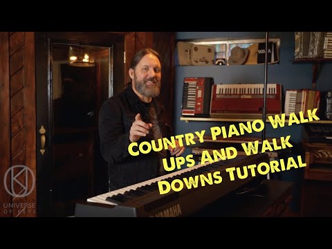 Country Piano Walk Ups And Walk Downs Tutorial
