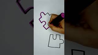 How to draw Puzzle Pieces
