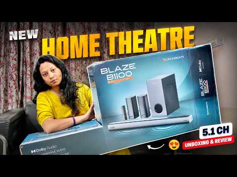 Thumbnail for 🔥 Crossbeats Blaze B1100 Home Theatre Review | 5.1CH Dolby Audio Soundbar | Worth Buying in 2026?