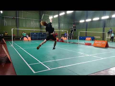 Badminton SBA Tournament Men's Single Open - Wong Tze Hin Vs Syawal Mat Desa