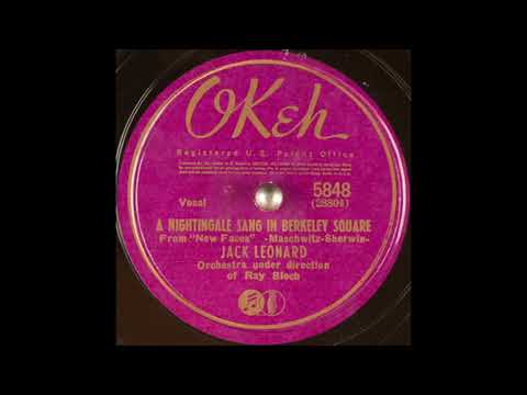 Jack Leonard - A Nightingale Sang in Berkeley Square (1940)