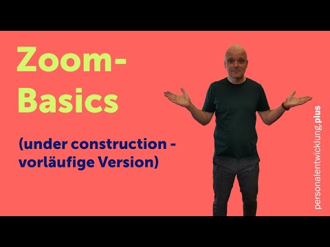 ZOOM-Basics (Vorab-Version)