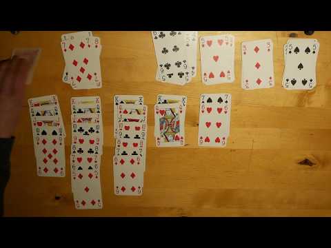 How to play solitaire     with REAL CARDS!