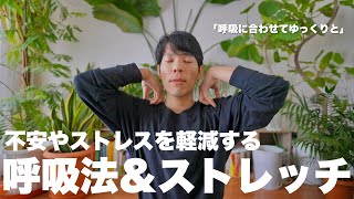 【メンタル回復】不安を軽減する呼吸法&ストレッチ│気分が不安定、うつ病などの改善にお役立てください│マインドフルネス