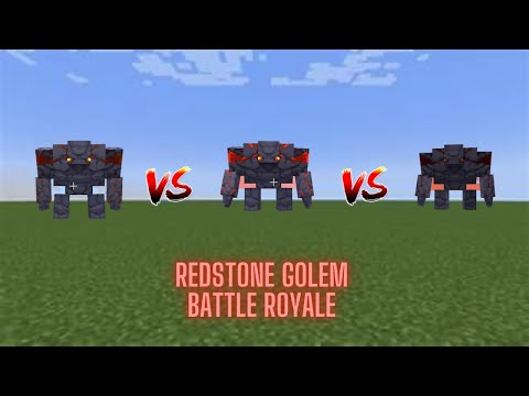The 3 Redstone Golems Royale