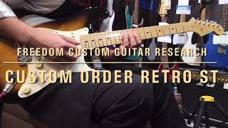 Video thumbnail for Freedom C.G.R. / Custom Order Retro ST Light Weight Ash-2P Maple Fingerboard 2Tone Sunburst by 1484tv イシバシ楽器公式