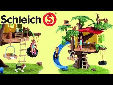 SCHLEICH „Naminiai gyvūnai“ Rinkinys - Namelis Medyje video
