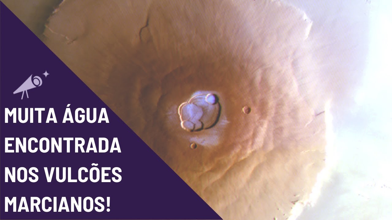 GEADA ENCONTRADA NOS VULCÕES DE MARTE!