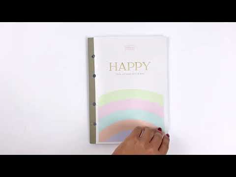 Vídeo do produto Refil Tiliflex para Caderno Argolado Colegial Happy 80 Folhas