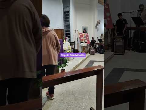 sábado de gloria en capilla San Nicolás Malagueño Córdoba Argentina