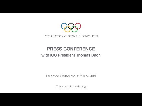 Press Conference with IOC President Thomas Bach
