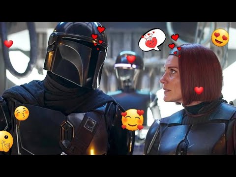 Bo-Katan Giving Din Djarin The 👀.... Is There Something Between Them? #themandalorian #bokatan