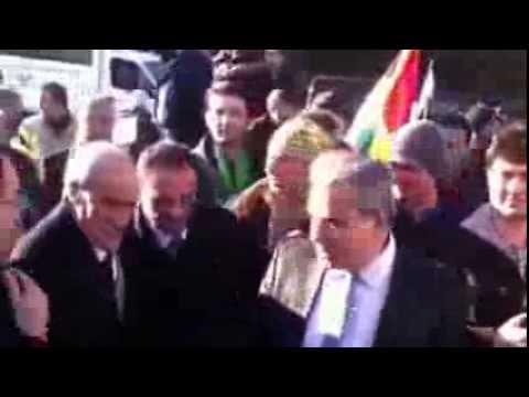 مظاهرة واعتصام أمام مقر الأمم المتحدة في سويسرا بمشاركة وفد الائتلاف السوري