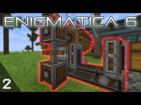 ENIGMATICA 6 | Starting off in CREATE | Episode 2 (Modded Minecraft Let's Play)