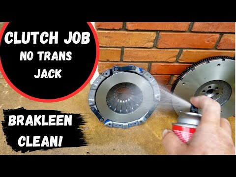 Jeep TJ Clutch Install without a Transmission Jack
