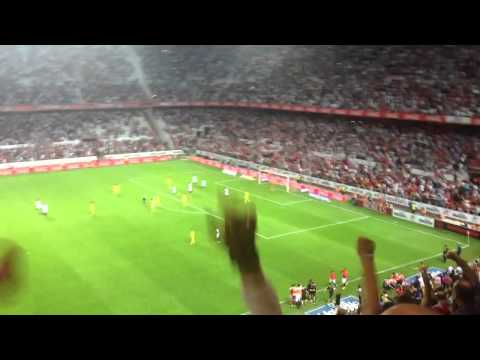 gol de Bacca de penalti. Sevilla 2-1 Villarreal