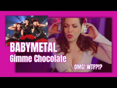 American girl reacts to BABYMETAL “Gimme Chocolate” REACTION! First Time Hearing! #babymetal
